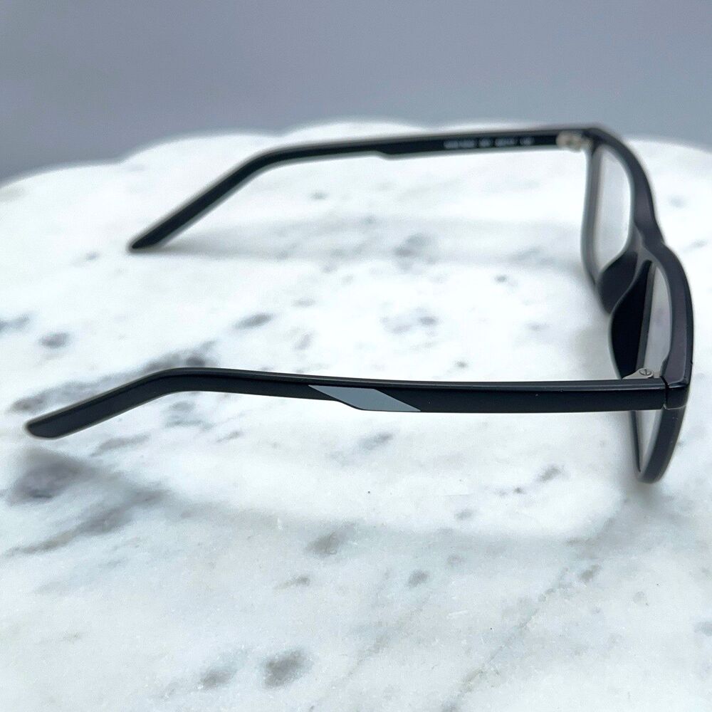 Nike 5543 001 Matte Black Square Full Rim Eyeglasses Frames Only 49-17-135 - Picture 4 of 8